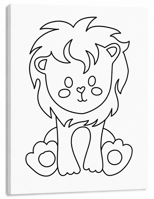 Leonard the Lion Art Kit