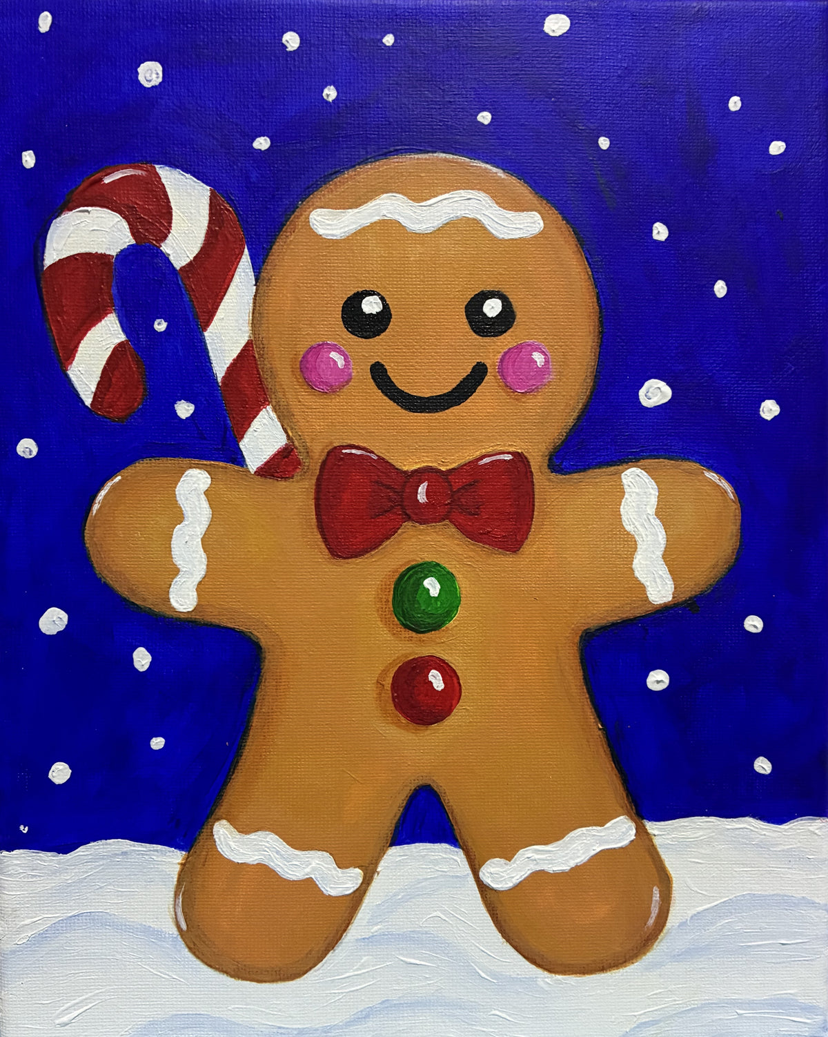 Gingerbread Man - Serenity Art Kits beginner painting kit