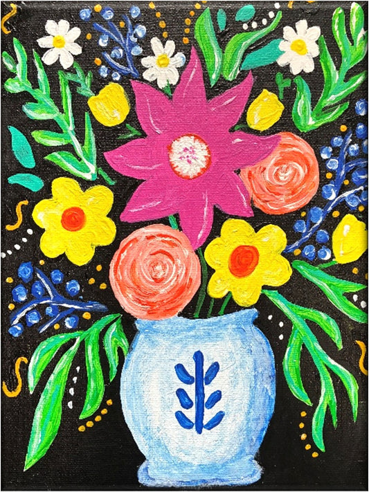 Folk Art Florals Art Kit