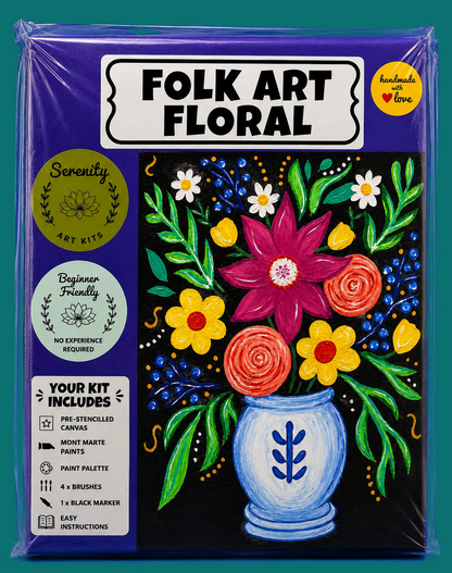 Folk Art Florals Art Kit