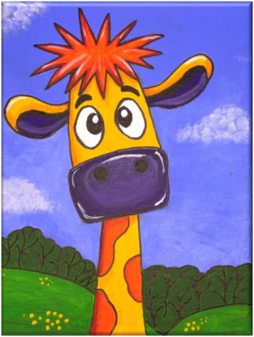 Gertie The Giraffe Art Kit
