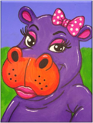 Helen the Hippo Art Kit
