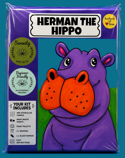 Herman the Hippo Art Kit