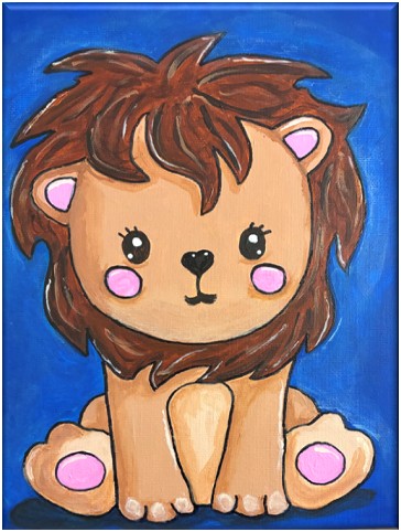 Leonard the Lion Art Kit