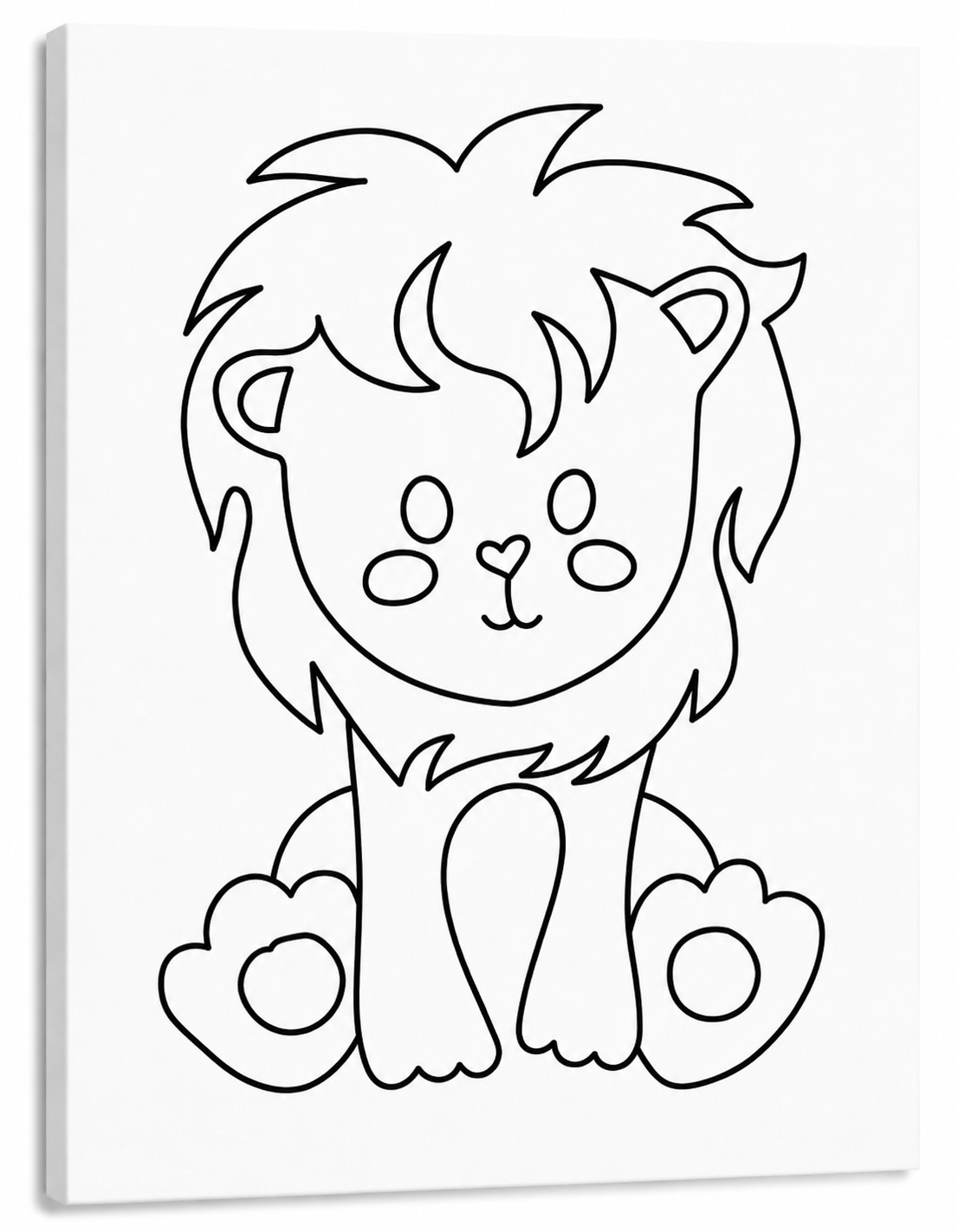 Leonard the Lion Art Kit
