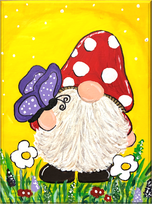 Mushroom Gnome Art Kit