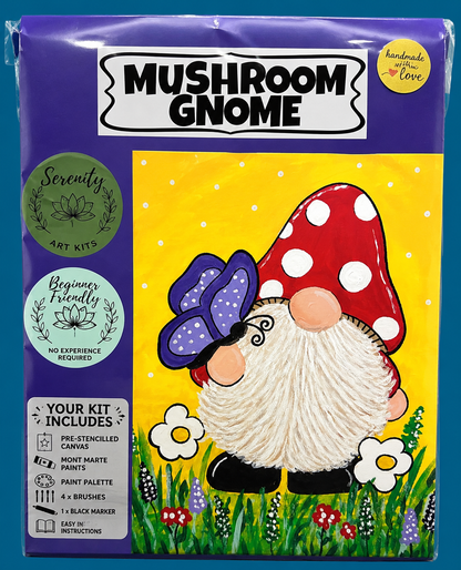 Mushroom Gnome Art Kit