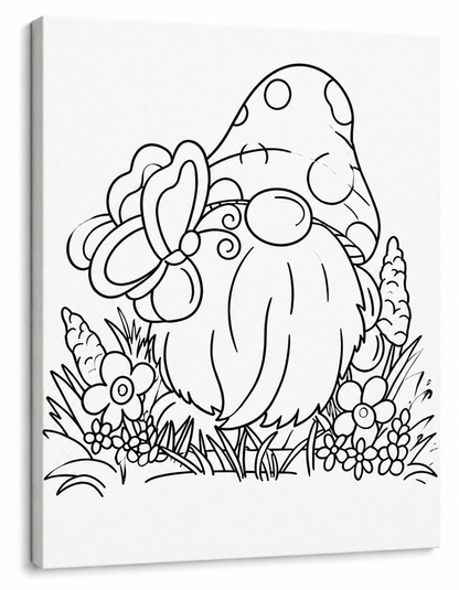 Mushroom Gnome Art Kit
