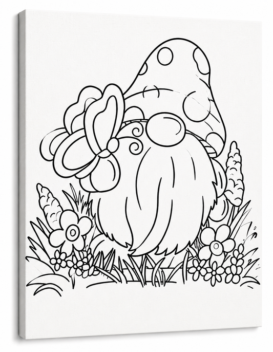 Mushroom Gnome Art Kit
