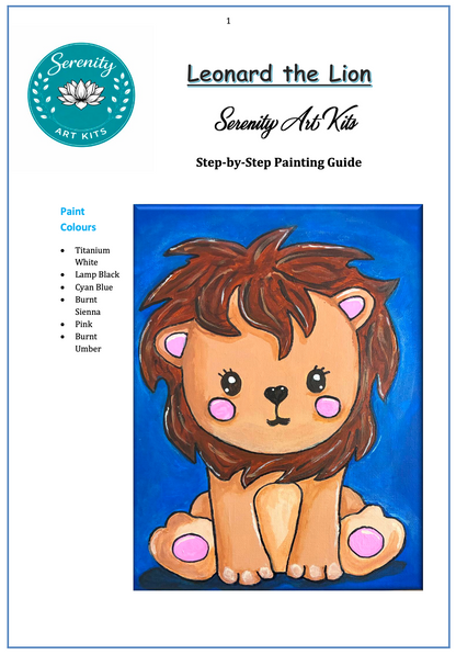Leonard the Lion Art Kit