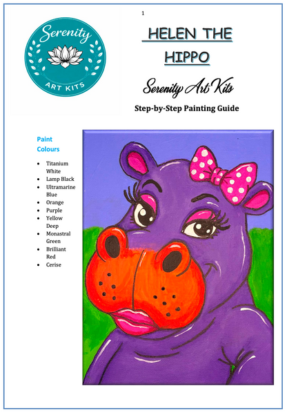 Helen the Hippo Art Kit