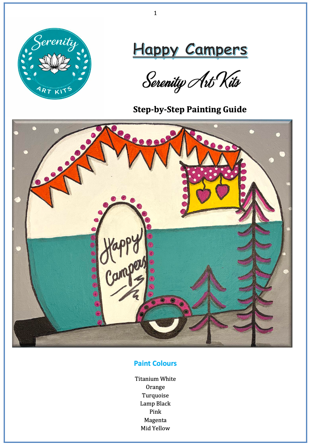 Happy Campers Art Kit