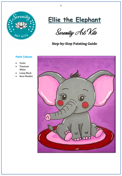 Ellie the Elephant Art Kit