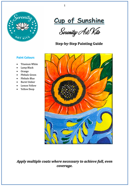 Cup of Sunshine Art Kit