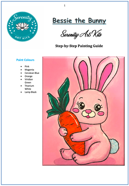 Bessie the Bunny Art Kit
