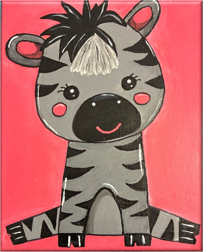 Zoe the Zebra  Art Kit