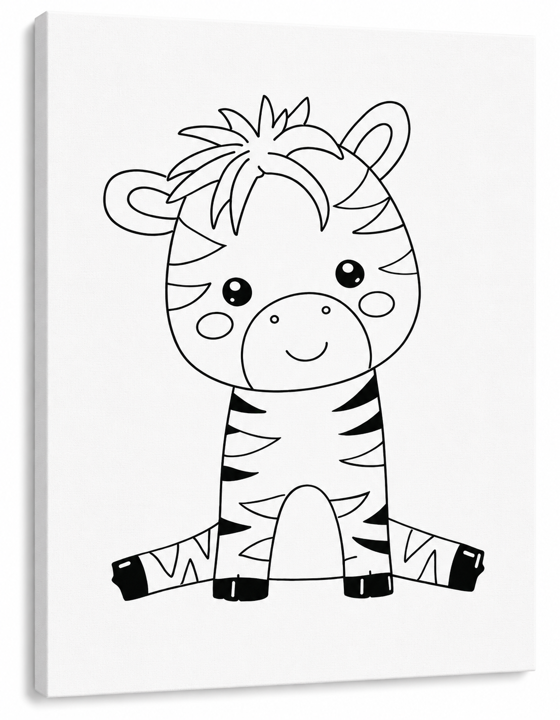 Zoe the Zebra  Art Kit