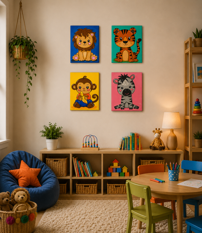 Zoe the Zebra  Art Kit